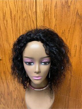 Black Curly Short 100% Human Hair